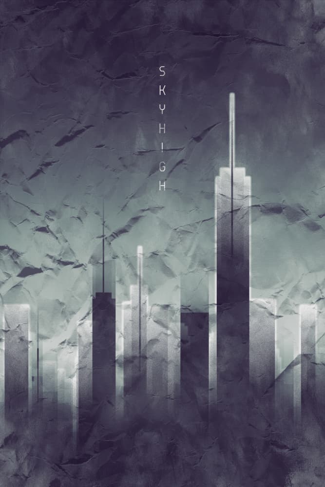 Sky High Cityscape by Melanie Viola — canvas wall art