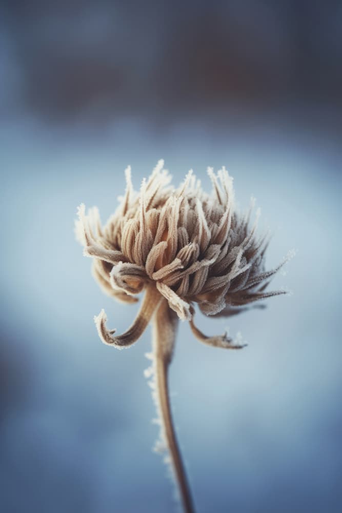 Frosted Blossom by Treechild — canvas wall art
