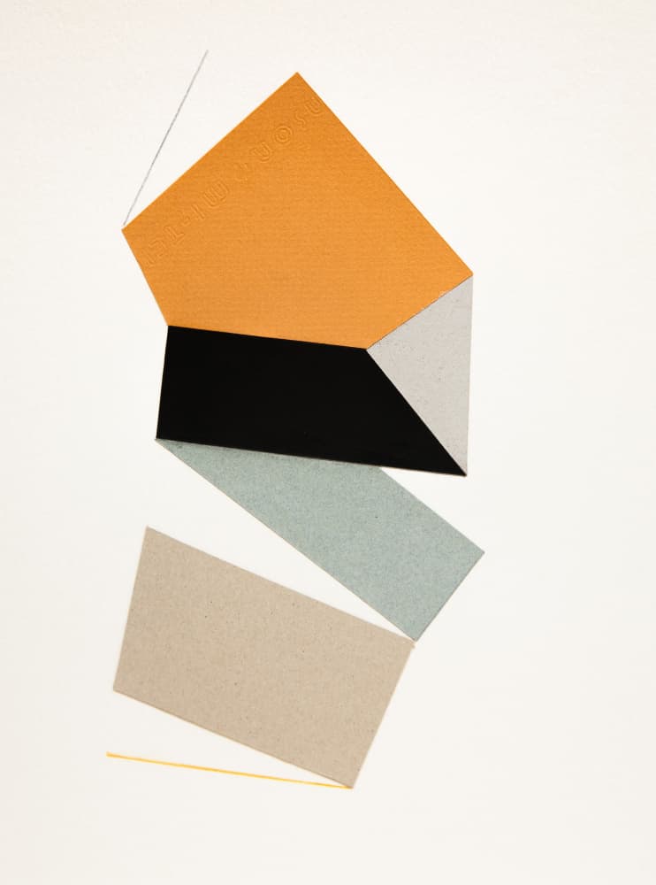Geometric Color Blocks by Ildefonso Martín — canvas wall art