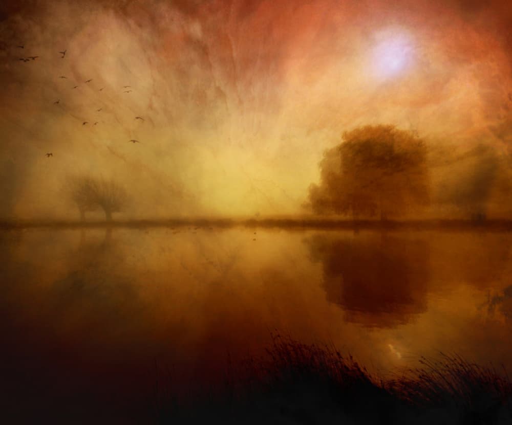 Golden Hour Reflections by Robert Fabrowski — canvas wall art