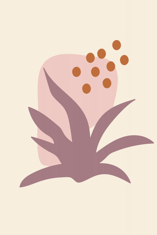 Modern Botanical Calm by Dina Dankers — canvas wall art