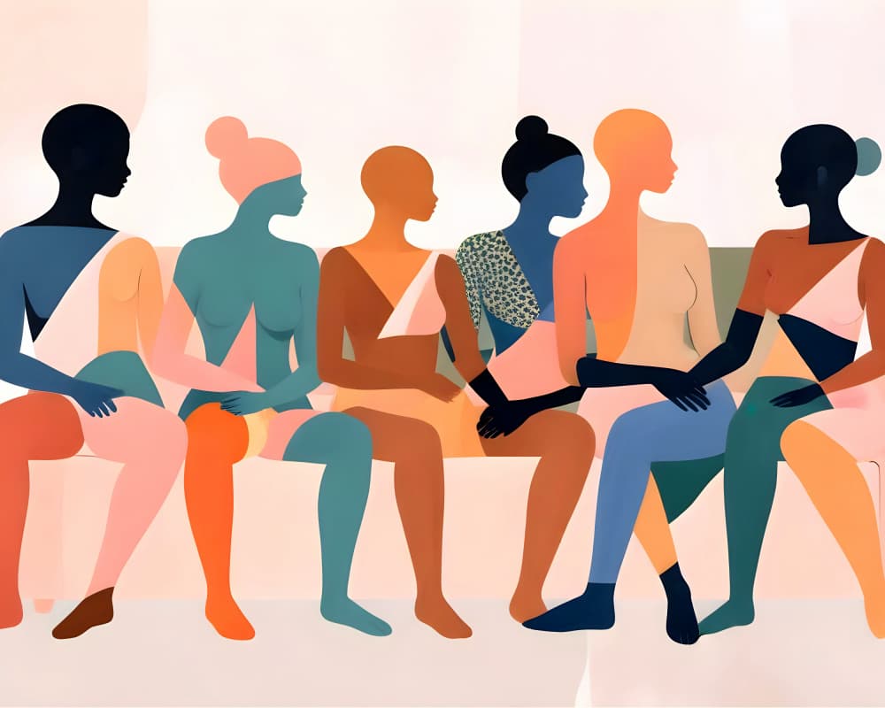 Diverse Women United by Uma Gokhale — canvas wall art