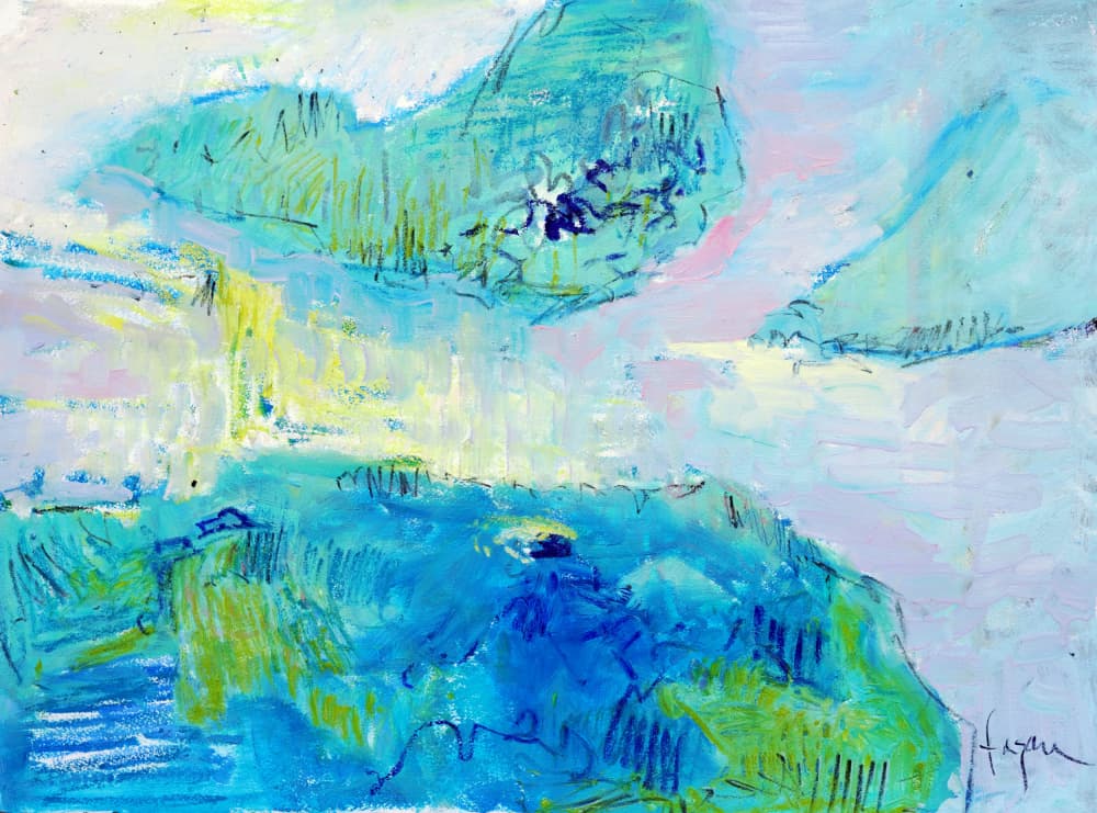Azure Serenity by Dorothy Fagan — canvas wall art
