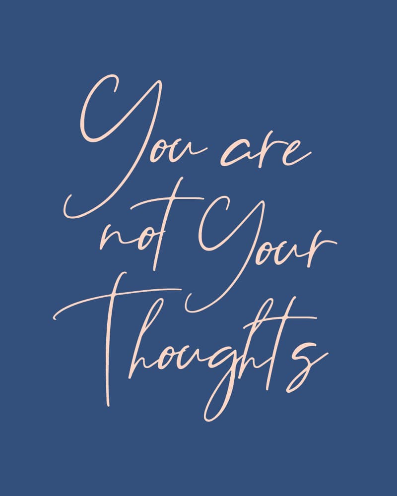You Are Not Your Thoughts by KsanaKalpa — canvas wall art