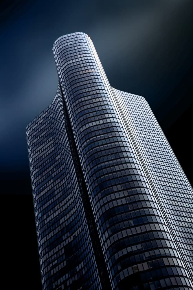 Sleek Skyscraper Skyward by Bruno Flour — canvas wall art
