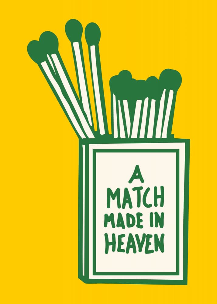 A Match Made In Heaven by Andreas Magnusson — canvas wall art