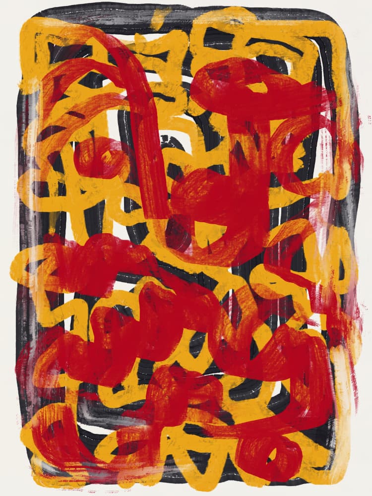Vibrant Abstract Energy by Little Dean — canvas wall art