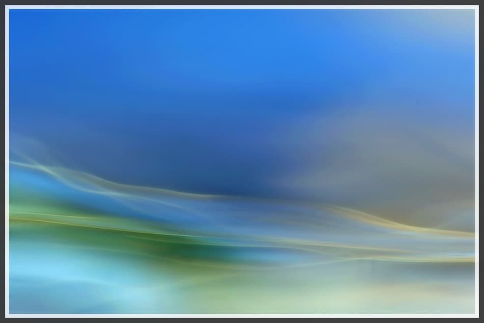 Dreamy Abstract Landscape by Willy Marthinussen — canvas wall art