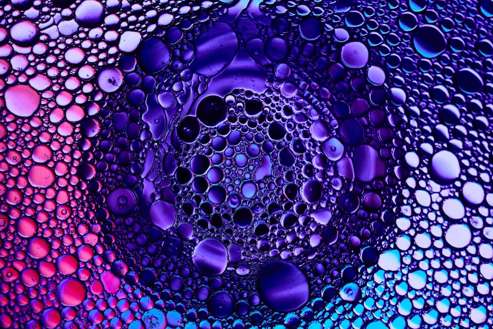 Vibrant Bubble Vortex by Vladislav Danilov — canvas wall art