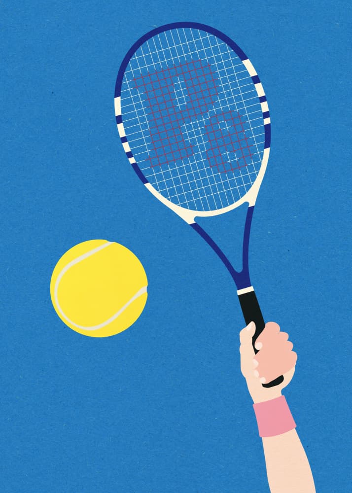Perfect Serve by Rosi Feist — canvas wall art