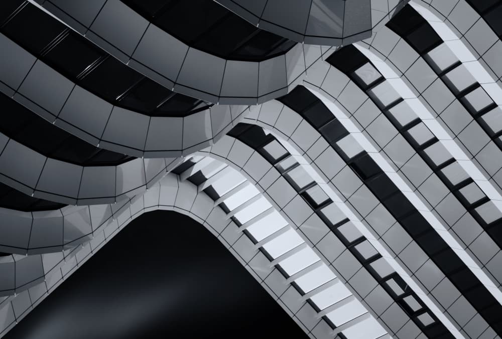 Dynamic Architectural Curves by Jeroen van de Wiel — canvas wall art