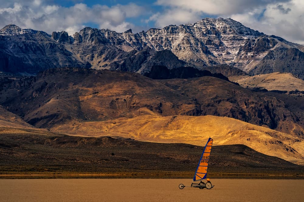 Desert Land Yacht by Lydia Jacobs — canvas wall art