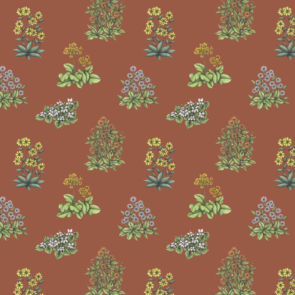 Rustic Garden Blooms by Cecilia Battaini — canvas wall art