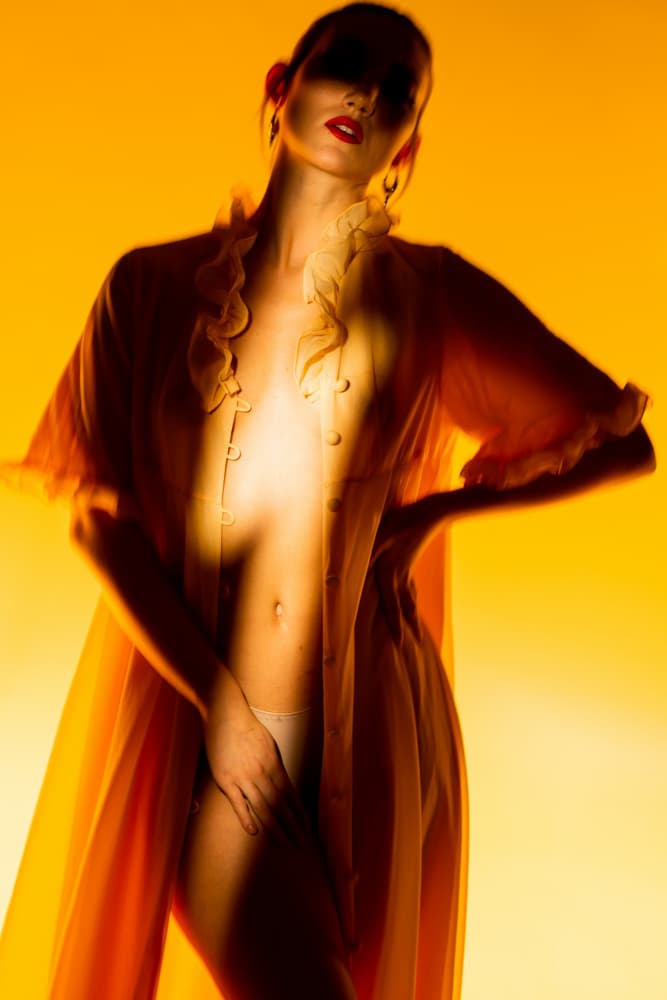 Mysterious Golden Robe by Francisco Ross — canvas wall art