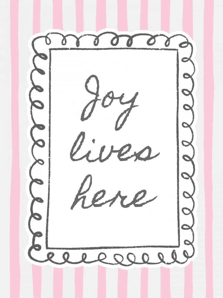 Joyful Home Quote by Jolly and Dash — canvas wall art