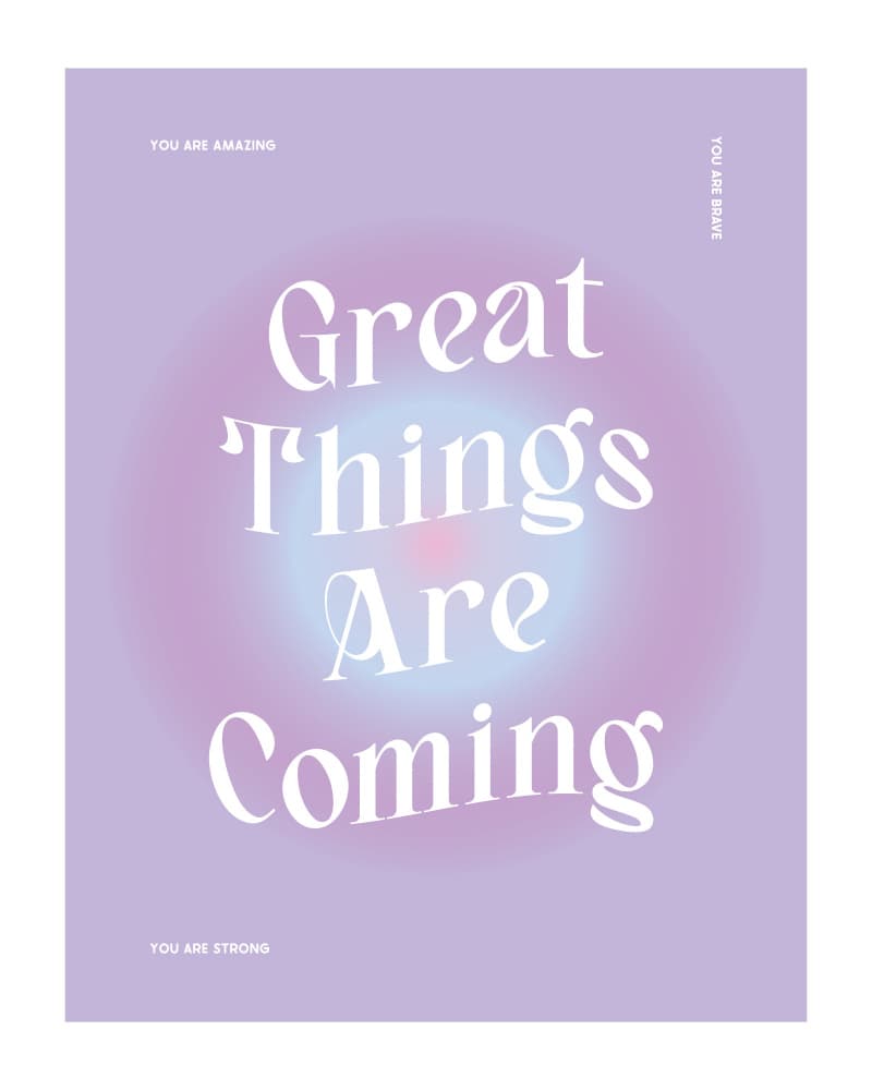 Great Things Aura by KsanaKalpa — canvas wall art