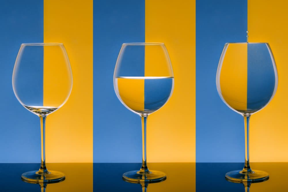 Wine Glass Illusion by Sergio Rapagnà — canvas wall art