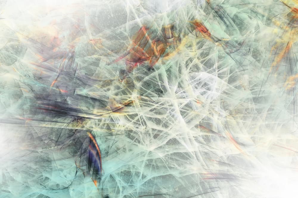 Ethereal Ice Patterns by Rafal Kulik — canvas wall art