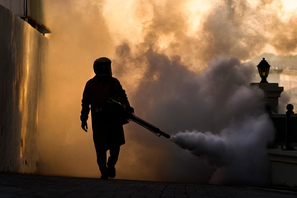 Worker In Golden Haze by Haitham AL Farsi — canvas wall art