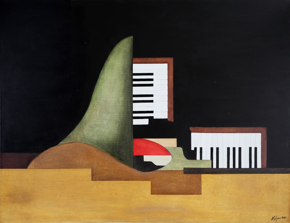 Modern Musical Abstract by Alexander Trifonov — canvas wall art