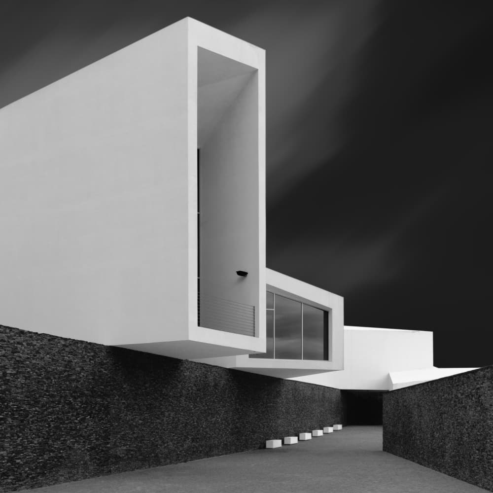 Stark Architectural Geometry by Olavo Azevedo — canvas wall art