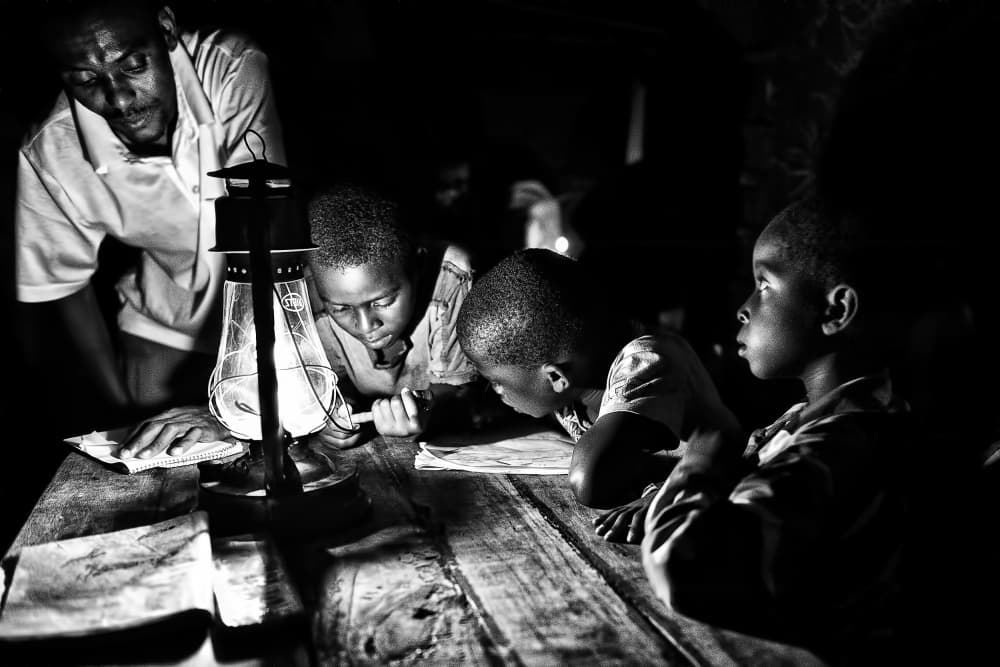 Study by Lantern Light by Foad Mirzaie — canvas wall art