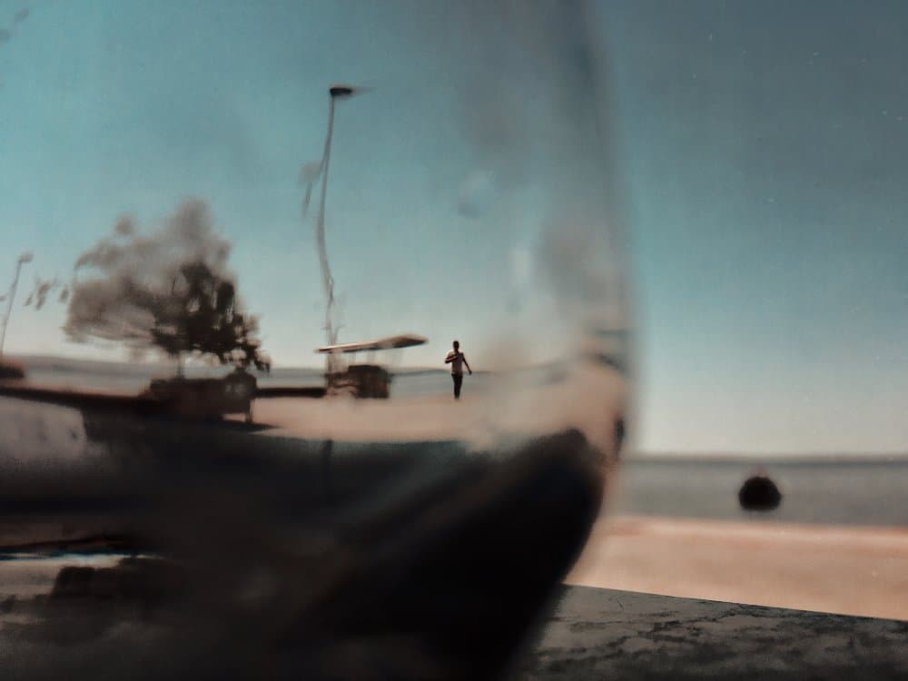 Serene Beach Runner by Yalım Vural — canvas wall art