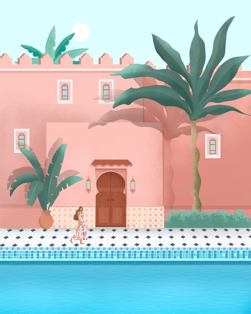 Morocco Doors by Petra Lizde — canvas wall art