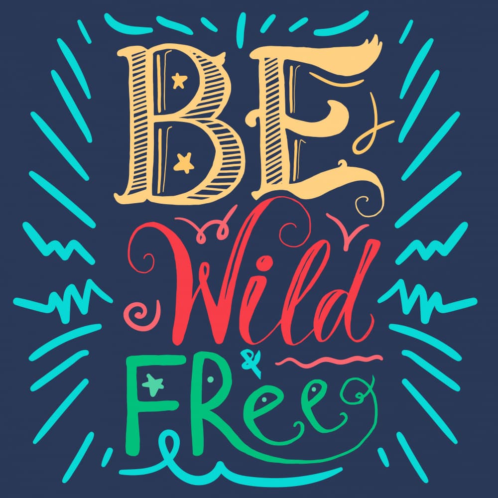 Be Wild And Free by Marika Barsrsind — canvas wall art