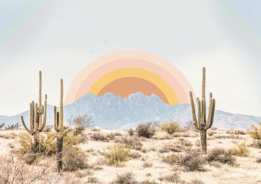 Arizona Sunrise by Kathrin Pienaar — canvas wall art