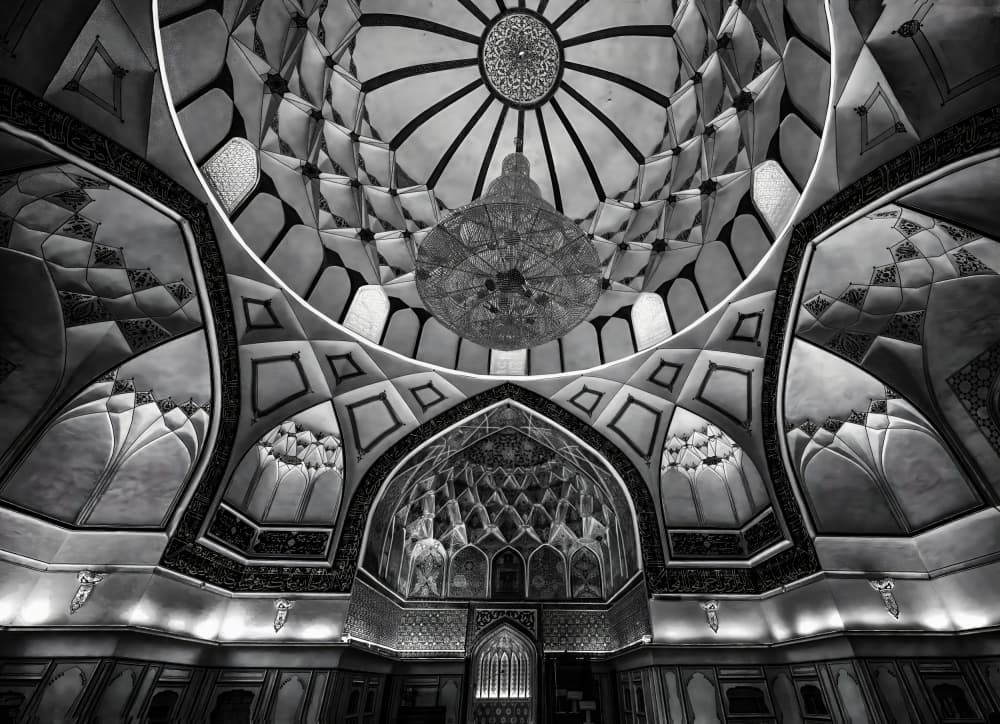 Majestic Dome Chandelier by Jiahong Zeng — canvas wall art