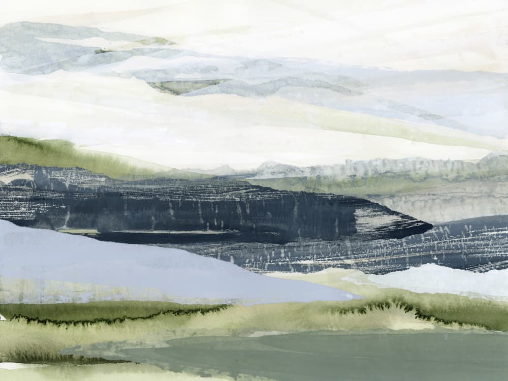 Muted Mountain Landscape