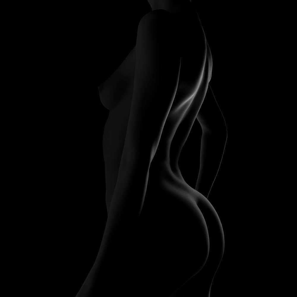 Elegant Nude Form by Mountain Cloud — canvas wall art
