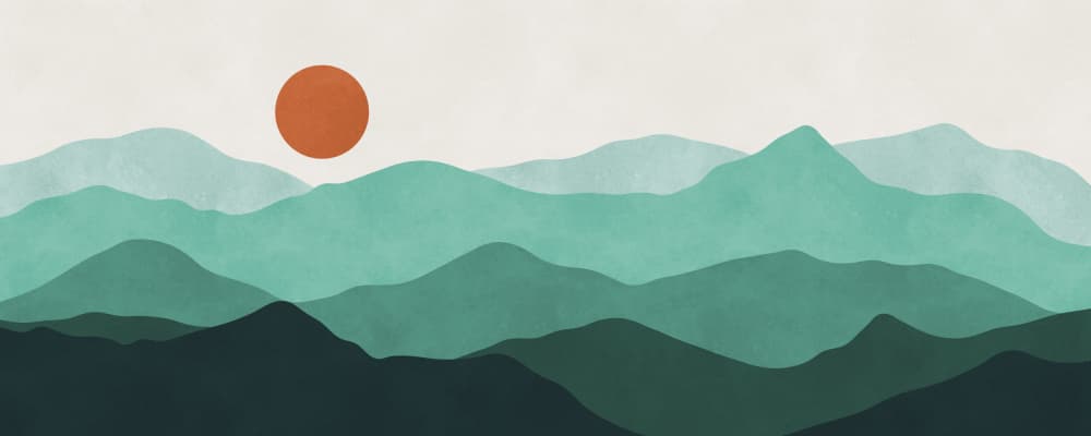 Green Mountain Serenity by Vitor Costa — canvas wall art
