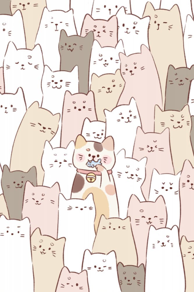 Many Cute Cats by Xuan Thai — canvas wall art