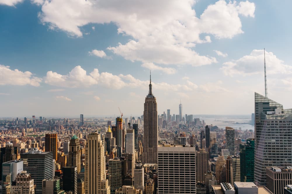 Iconic New York Cityscape by Bethany Young — canvas wall art