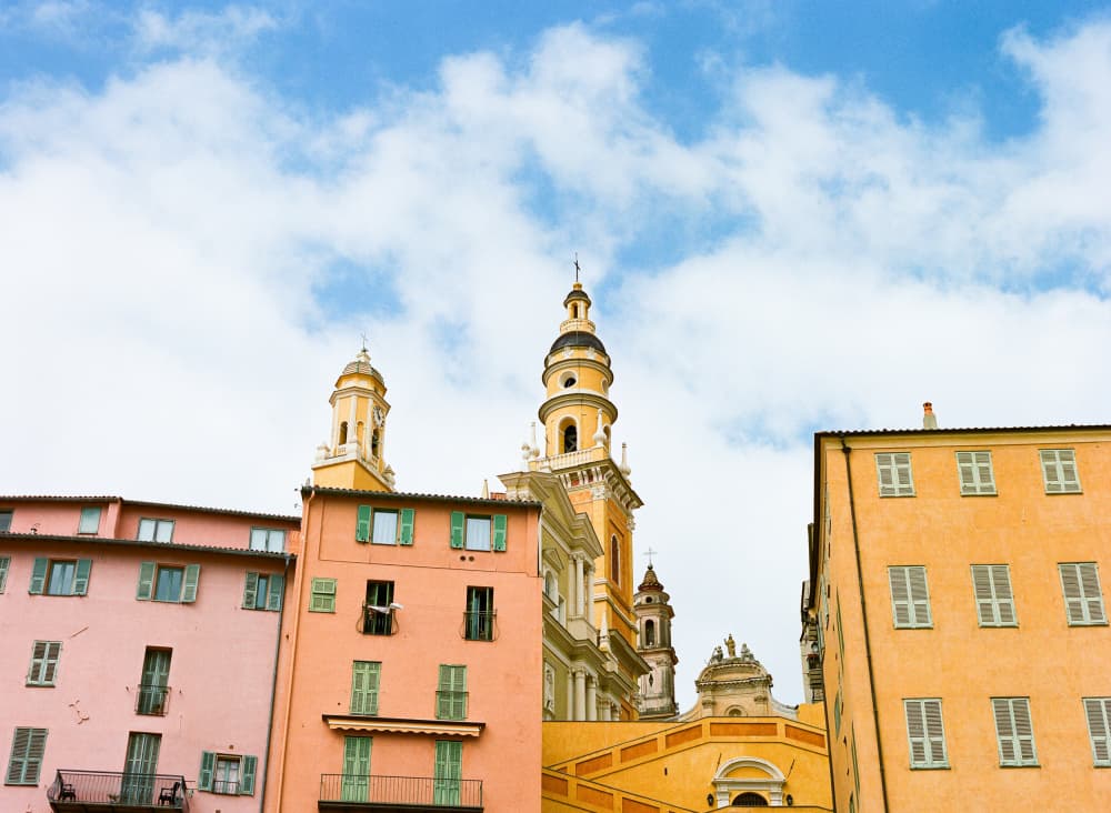 Colorful Mediterranean Architecture by Bethany Young — canvas wall art