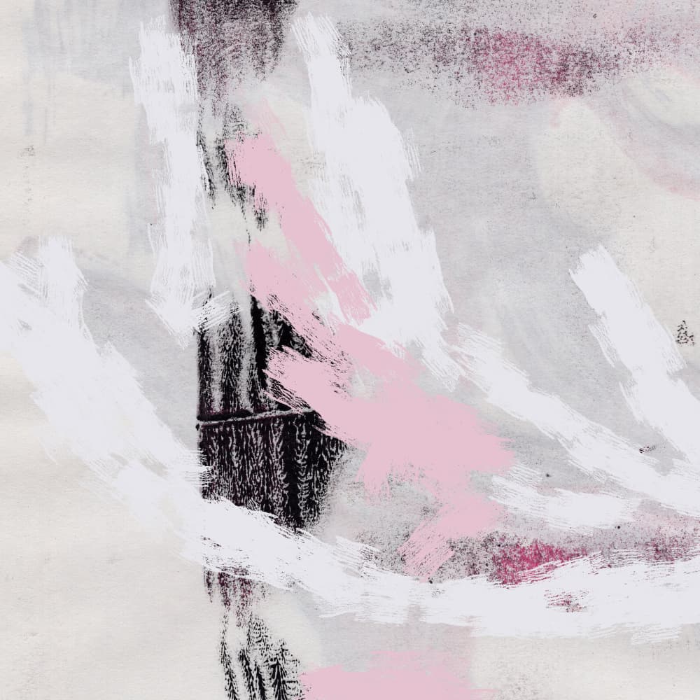 Abstract Blush Energy by Dina Dankers — canvas wall art
