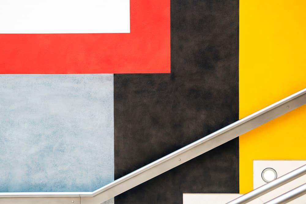 Vibrant Geometric Walls by Linda Wride — canvas wall art