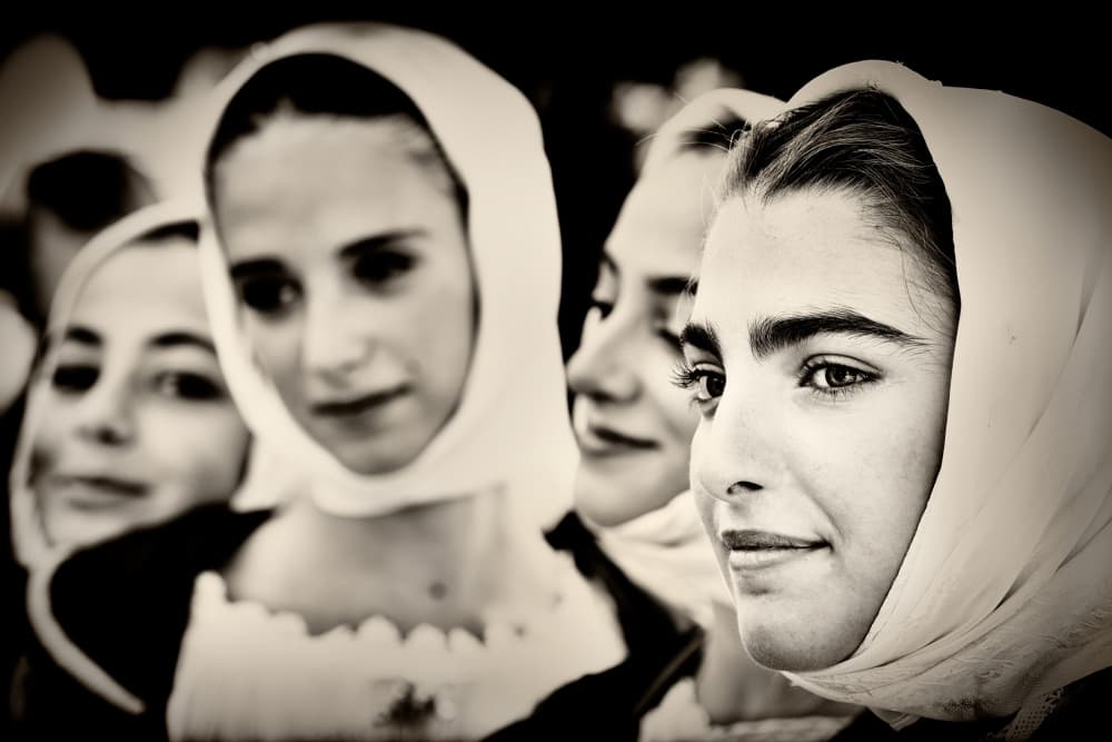 Serene Traditional Women by Giovanni Cavalli — canvas wall art