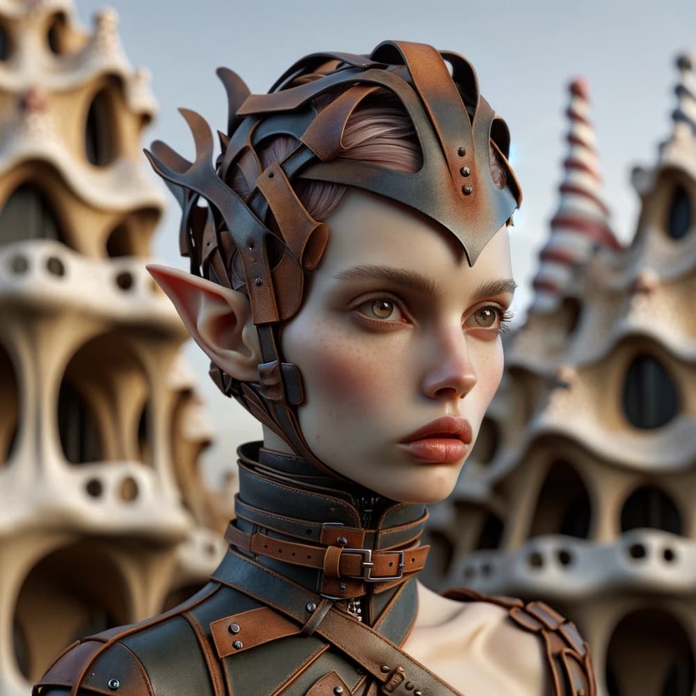 Mystical Elf Warrior by David Galan — canvas wall art