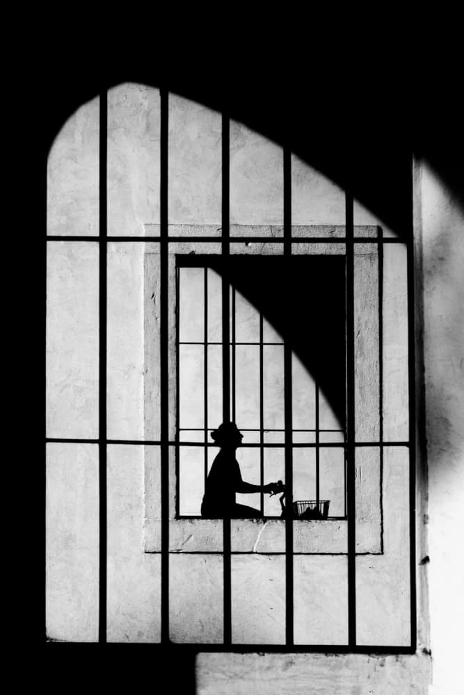 Window Silhouette Mystery by Massimo Della Latta — canvas wall art