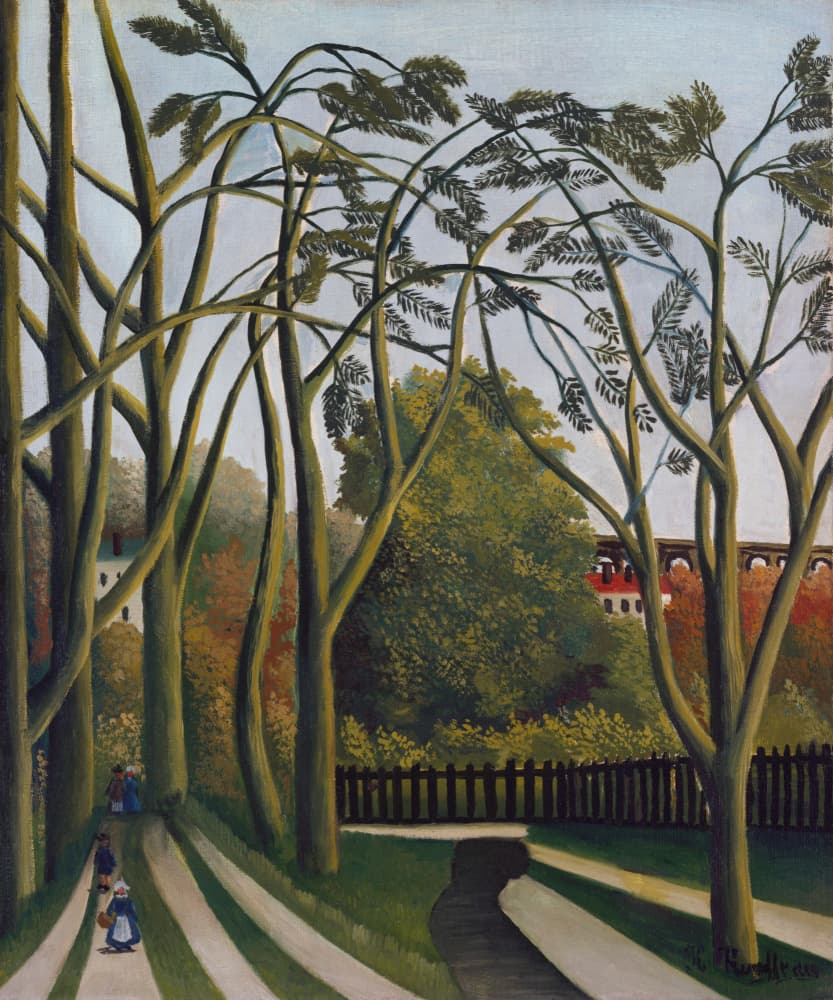 The Banks Of The Bier Near Bicetre by Henri Rousseau — canvas wall art