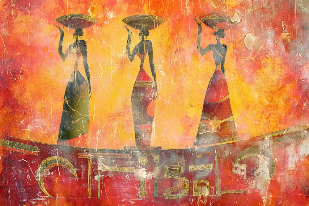 Vibrant African Women by Rafal Kulik — canvas wall art