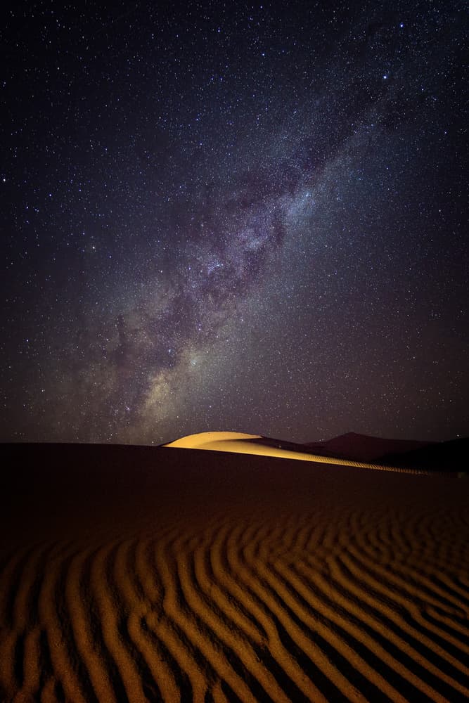 Milky Way Desert Dunes by Karen Deakin — canvas wall art