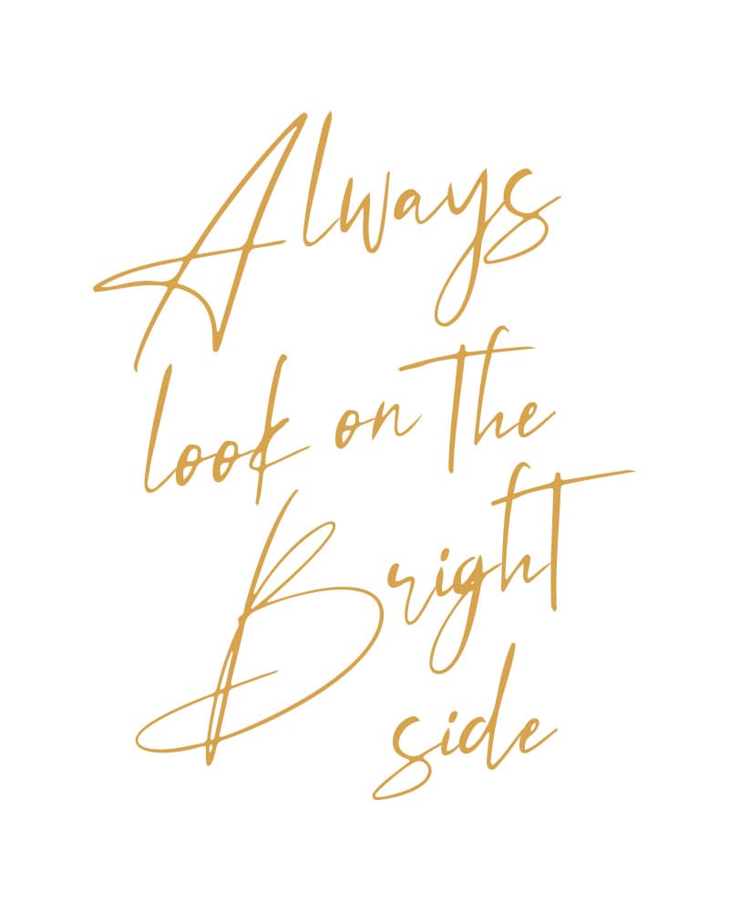 Always Look Bright Side by KsanaKalpa — canvas wall art