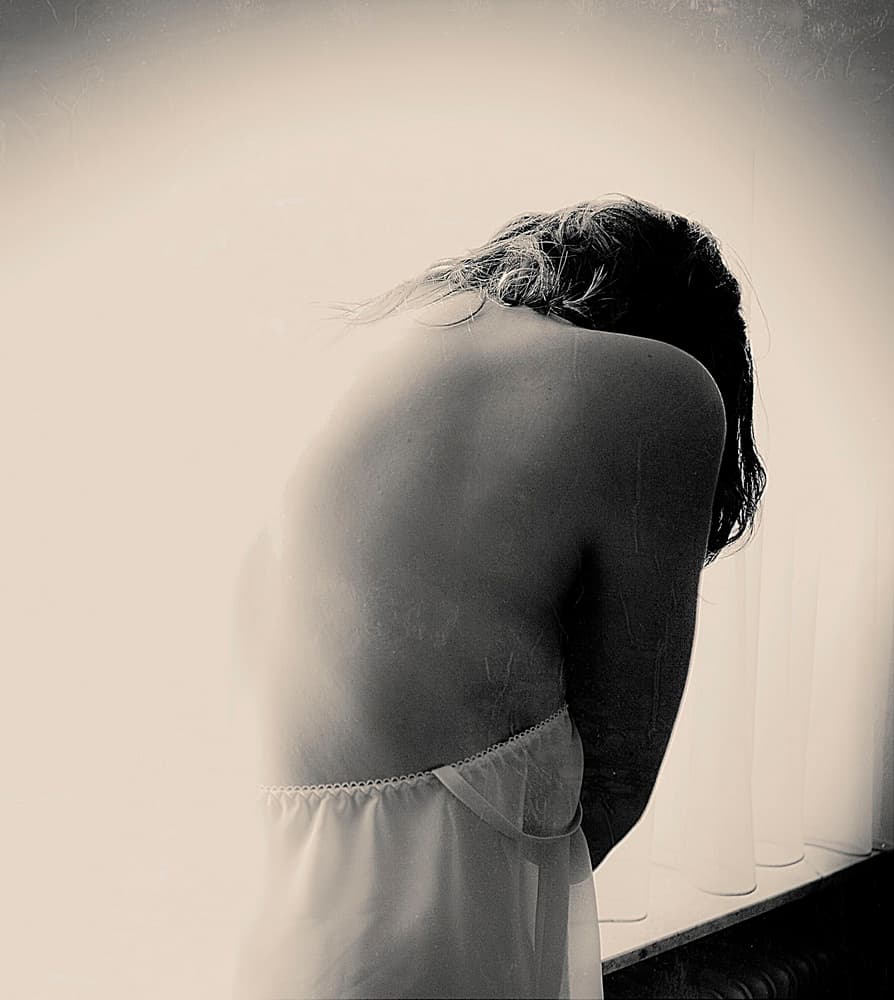Pensive Woman by Bogdan Bouşcă — canvas wall art
