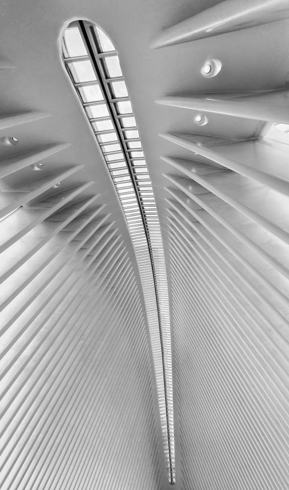 Converging Modern Lines by Emma Zhao — canvas wall art