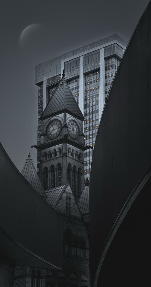 Old City Hall by Molly Fu APA — canvas wall art