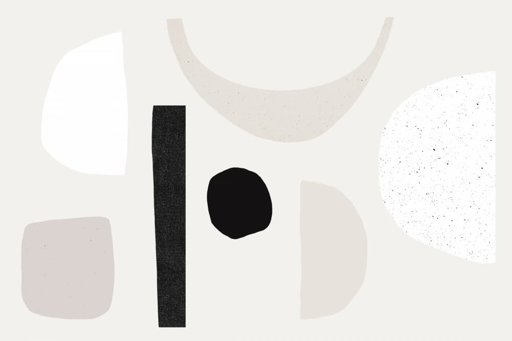 Abstract Shapes Dance by uplusmestudio — canvas wall art